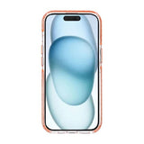 Rvelon iPhone 15 Skal Förstärkta Hörn Orange