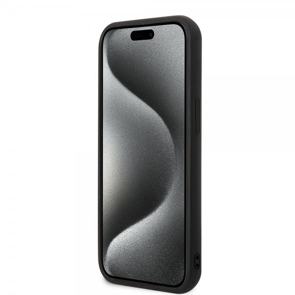 Karl Lagerfeld iPhone 15 Skal 3D Rubber Karl & Choupette Svart