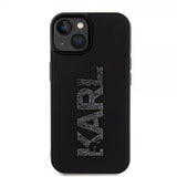 Karl Lagerfeld iPhone 15 Skal 3D Rubber Karl Svart