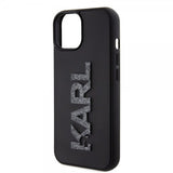 Karl Lagerfeld iPhone 15 Skal 3D Rubber Karl Svart