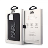 Karl Lagerfeld iPhone 15 Skal 3D Rubber Karl Svart
