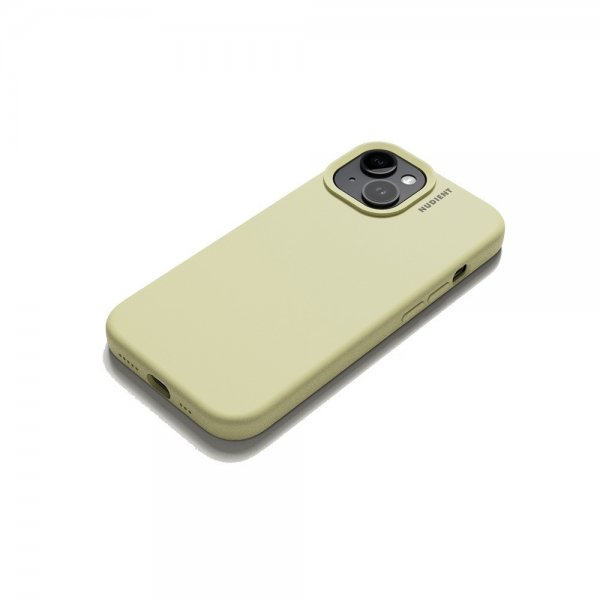 Nudient iPhone 15 Skal Base Case Pale Yellow