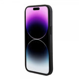Guess iPhone 15 Skal Bottom Stripe MagSafe Svart
