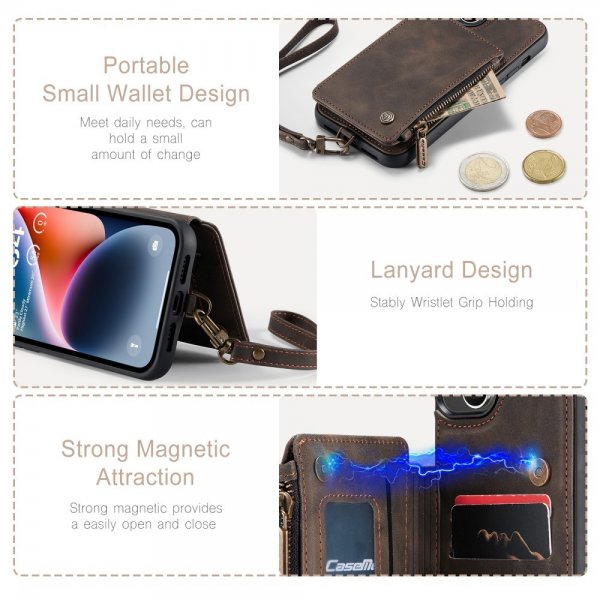 CaseMe iPhone 15 Skal C20 Series Kaffe