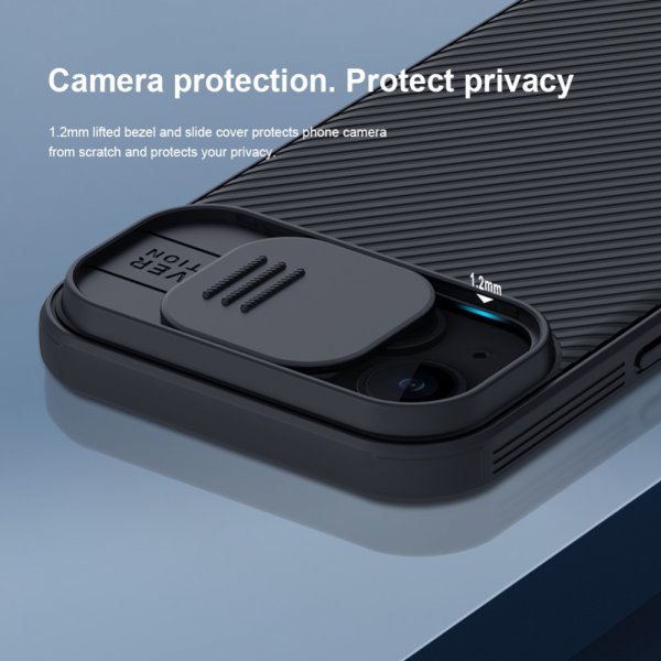 Nillkin iPhone 15 Skal CamShield Blå