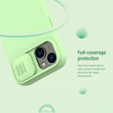 Nillkin iPhone 15 Skal CamShield Silky Grön