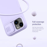 Nillkin iPhone 15 Skal CamShield Silky MagSafe Blå