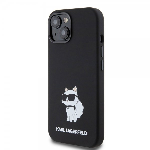 Karl Lagerfeld iPhone 15 Skal Choupette NFT Svart