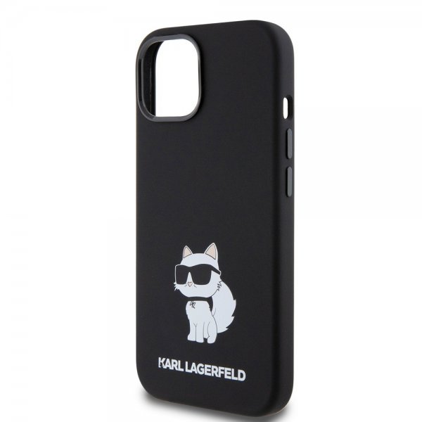 Karl Lagerfeld iPhone 15 Skal Choupette NFT Svart