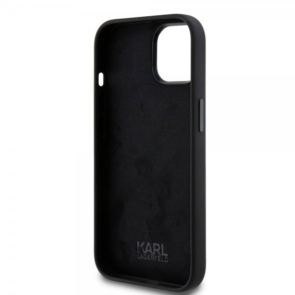 Karl Lagerfeld iPhone 15 Skal Choupette NFT Svart