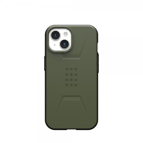Urban Armor Gear (UAG) iPhone 15 Skal Civilian MagSafe Olive Drab