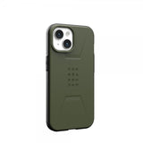 Urban Armor Gear (UAG) iPhone 15 Skal Civilian MagSafe Olive Drab