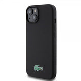Lacoste iPhone 15 Skal Croc Logo MagSafe Svart