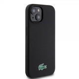 Lacoste iPhone 15 Skal Croc Logo MagSafe Svart