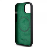 Lacoste iPhone 15 Skal Croc Logo MagSafe Svart