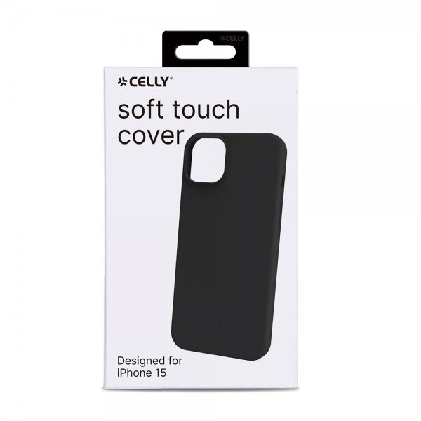 Celly iPhone 15 Skal CROMO Svart