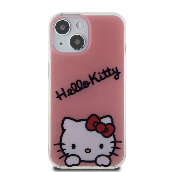 Hello Kitty iPhone 15 Skal Daydreaming Crossbody Rosa