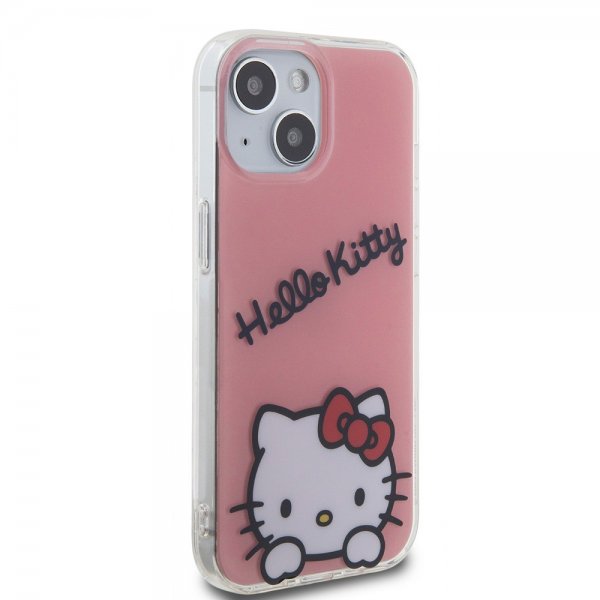 Hello Kitty iPhone 15 Skal Daydreaming Crossbody Rosa