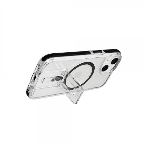 Tech21 iPhone 13/14/15/16e/17e Skal Evo Crystal Kick MagSafe Clear/Black