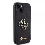 Guess iPhone 15 Skal Fixed Glitter Svart