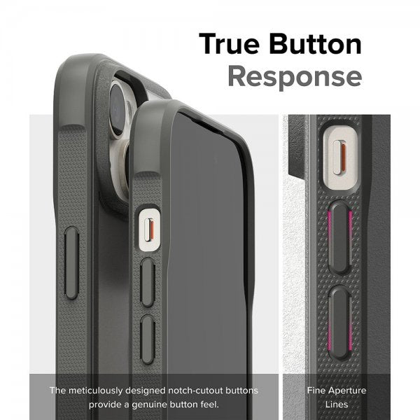 Ringke iPhone 15 Skal Fusion Bold Matte Gray