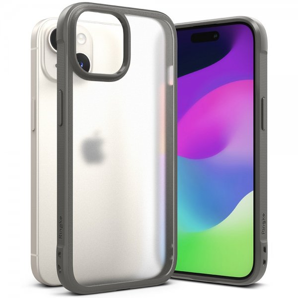 Ringke iPhone 15 Skal Fusion Bold Matte Gray