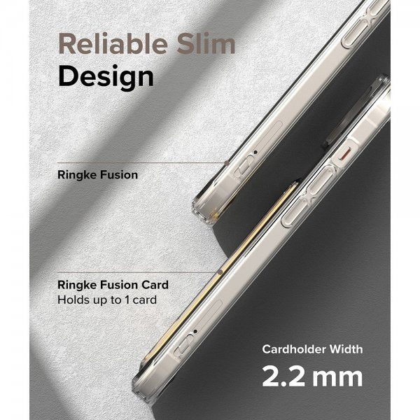 Ringke iPhone 15 Skal Fusion Card Clear
