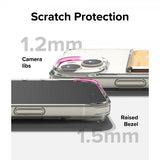 Ringke iPhone 15 Skal Fusion Card Clear