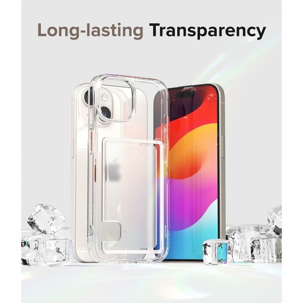 Ringke iPhone 15 Skal Fusion Card Clear