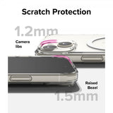 Ringke iPhone 15 Skal Fusion Magnetic Clear