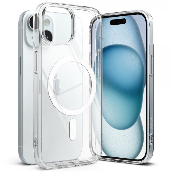 Ringke iPhone 15 Skal Fusion Magnetic Clear