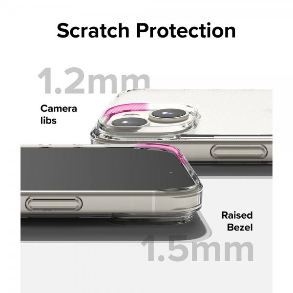 Ringke iPhone 15 Skal Fusion Matte Clear