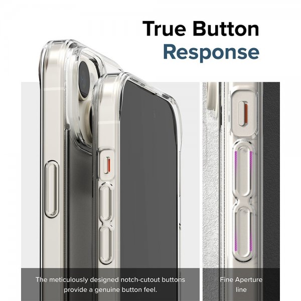 Ringke iPhone 15 Skal Fusion Matte Clear
