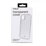 Celly iPhone 15 Skal GELSKIN Transparent