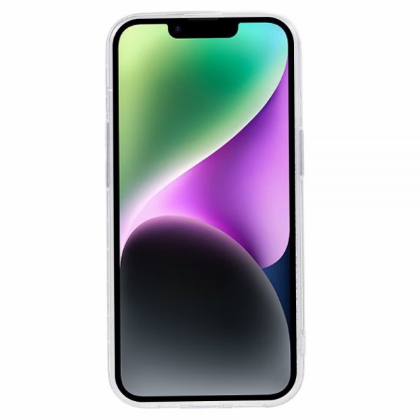 iPhone 15 Skal Glitterpaljetter Silver