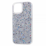 iPhone 15 Skal Glitterpaljetter Silver