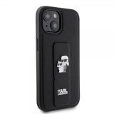 Karl Lagerfeld iPhone 15 Skal Grip Stand Function Svart