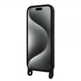 Karl Lagerfeld iPhone 15 Skal Ikonik Crossbody Svart