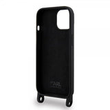 Karl Lagerfeld iPhone 15 Skal Ikonik Crossbody Svart