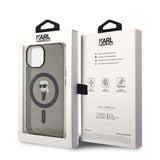 Karl Lagerfeld iPhone 15 Skal Ikonik MagSafe Svart