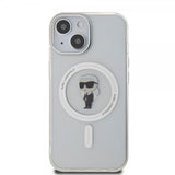 Karl Lagerfeld iPhone 15 Skal Ikonik MagSafe Transparent