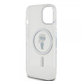 Karl Lagerfeld iPhone 15 Skal Ikonik MagSafe Transparent