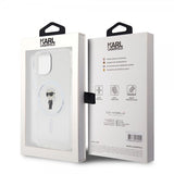Karl Lagerfeld iPhone 15 Skal Ikonik MagSafe Transparent