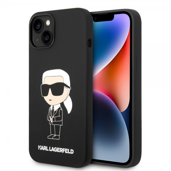 Karl Lagerfeld iPhone 15 Skal Ikonik NFT Svart