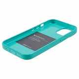 Mercury iPhone 15 Skal Jelly Glitter Cyan