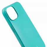 Mercury iPhone 15 Skal Jelly Glitter Cyan