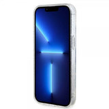 Karl Lagerfeld iPhone 15 Skal Karl & Choupette Glitter MagSafe Transparent