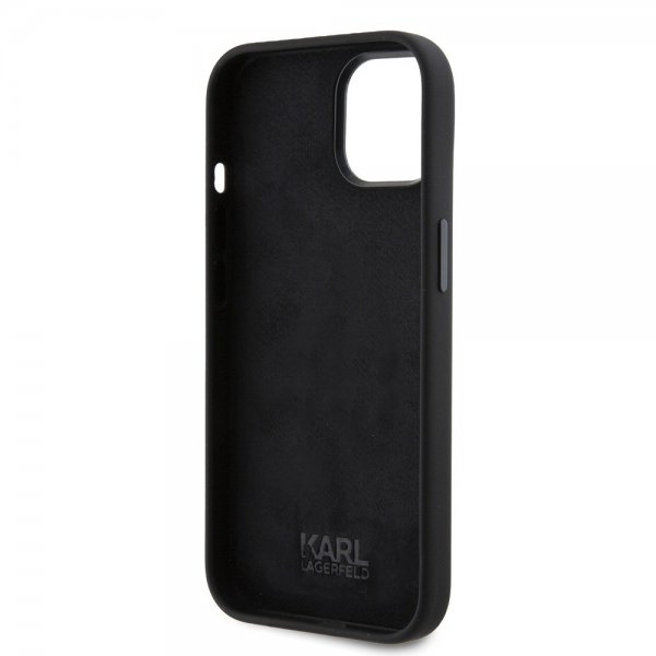 Karl Lagerfeld iPhone 15 Skal Karl & Choupette Svart