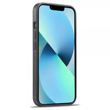 Lc.Imeeke iPhone 15 Skal Kolfibertextur Röd Stripe Svart