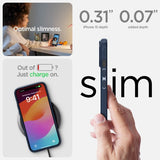 Spigen iPhone 15 Skal Liquid Air Navy Blue